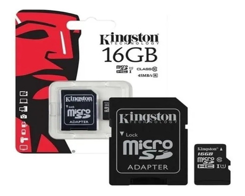 Memoria Micro Sd Kingston 16 Gb 100%  Clase 10