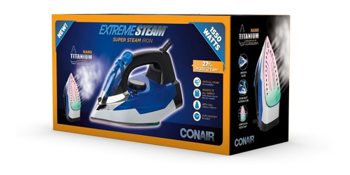 Plancha De Vapor Conair De 1550 W Gi100 Color Azul