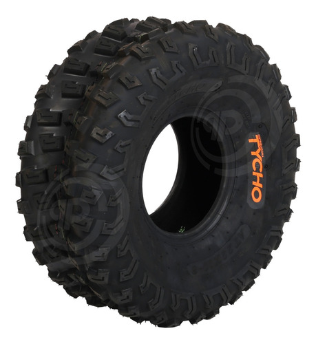 Imagem 3 de 3 de Combo 4 Pneu Quadriciclo 20x7-8 + 22x10-8 Yamaha Grizzly 125