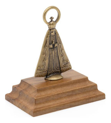 Nossa Senhora Aparecida Pequeno Com Pedestal - Linda Devoção