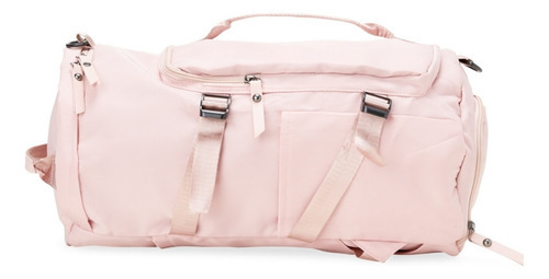 Bolsa Feminina Academia Ginastica Viagem Impermeável Grande Cor Rosa Desenho do tecido Liso