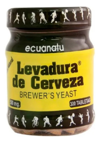 Levadura De Cerveza Ecuanatu X 300 Pastillas