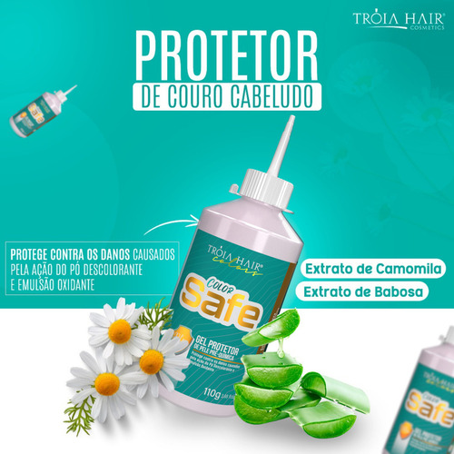 Alisamento Americano + Neutralizante + Color Safe Tróia
