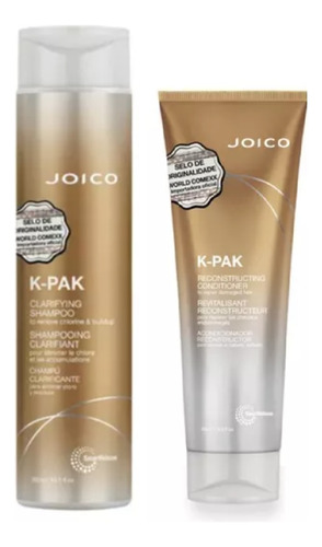 Shampoo Clarifying Detox + Condicionador Reconstrutor K-pak