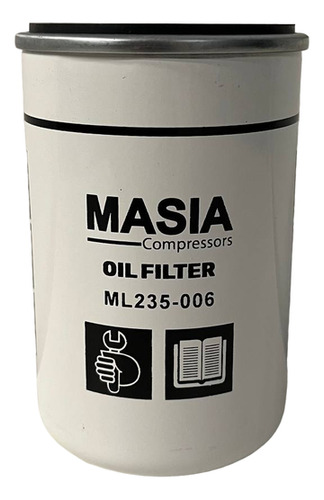 Filtro De Aceite Para Compresor Atlas Copco 9707-6483-00