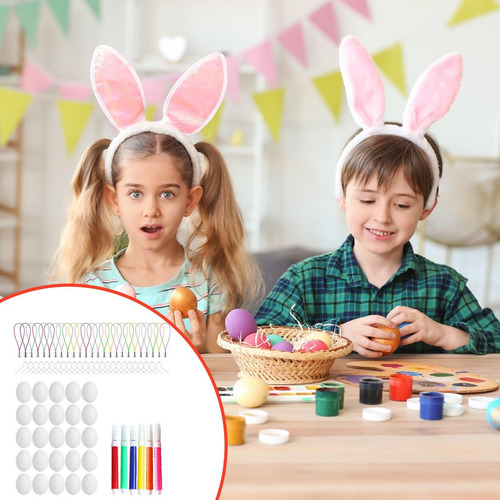 Painting Easter Eggs Kit Easter Decorations Decorative Kidsd