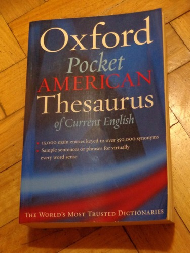 Oxford Pocket American Thesaurus Of Current English&-.