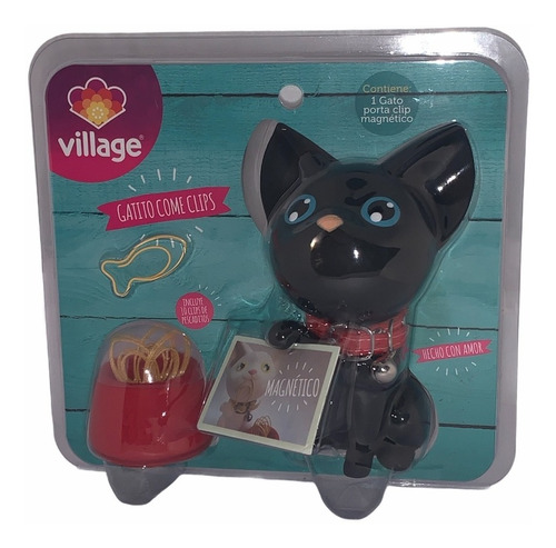 Porta Clip Magnetico Gato