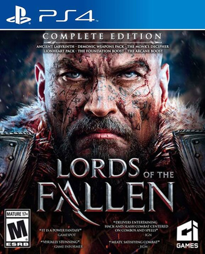 Lords Of The Fallen Complete Edition - Ps4 Fisico Original