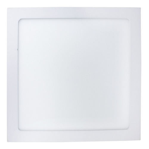 Imagem 5 de 6 de Painel Plafon 18w Led Quadrado Teto Sobrepor Branco Frio