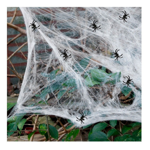Decoração De Halloween Teia De Aranha Branca Melhor Preço