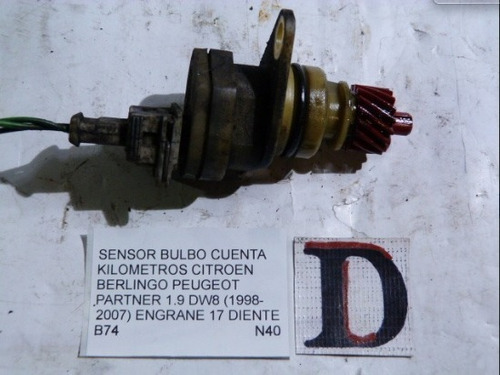 Sensor Bulbo Cuenta Kilometro Citroen Berlingo Dw8 1998-2007