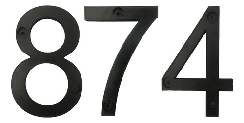 Números 3d Para Departamentos, Mxgnb-874, Número 874, 17.7cm