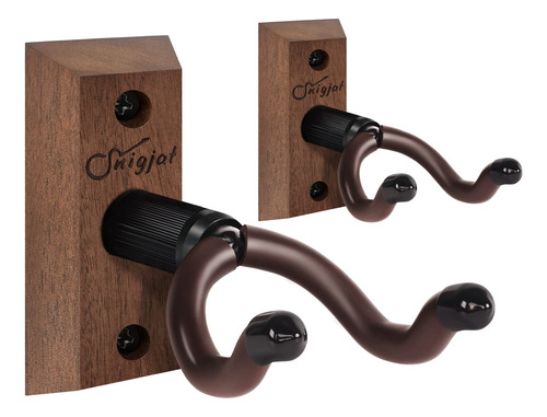 Soporte De Pared Para Ukelele De Color Marron Elegante