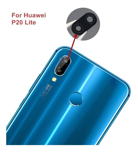 Lente Vidrio De Camara Trasera Huawei P20 Lite Repuesto Luna