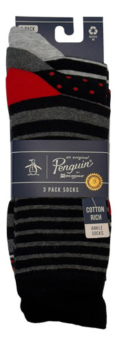 Original Penguin 3 Pack Calcetines Multicolor Geométrico