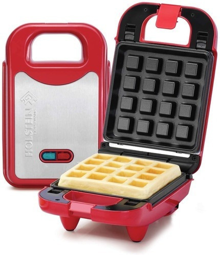 Waffle Maker Vermelha 3em1 Sanduicheira Grill 220v 650w