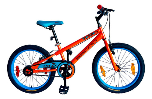 Bicicleta Niños Baccio Bambino Rodado 20 Naranja Freno Vbrak