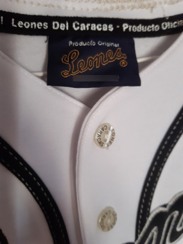 Imagen 3 de 3 de Camisa Leones Del Caracas Original