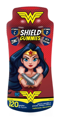 Wonder Woman Immune Shield Gummies | Vitamina C | D | Zinc