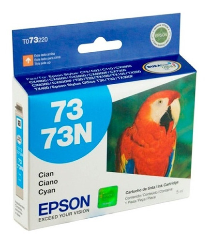 Cartucho Tinta Epson Original T073220 Cyan P/ Cx5600