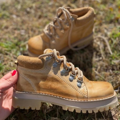 Botas De Cuero Fabricación Nacional Borcegos Runa Calzados 