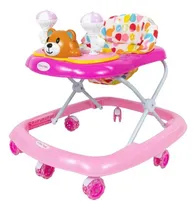 Comprar Andadores Andador Para Bebe Babyhappy Osito Ven Conmigo Color Fucsia