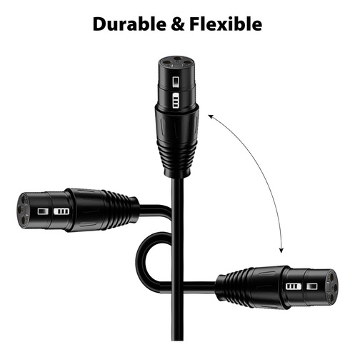 Cable Xlr 25 Pies Cable Mic Xlr Cable Altavoz Xlr 3 Pines Ca