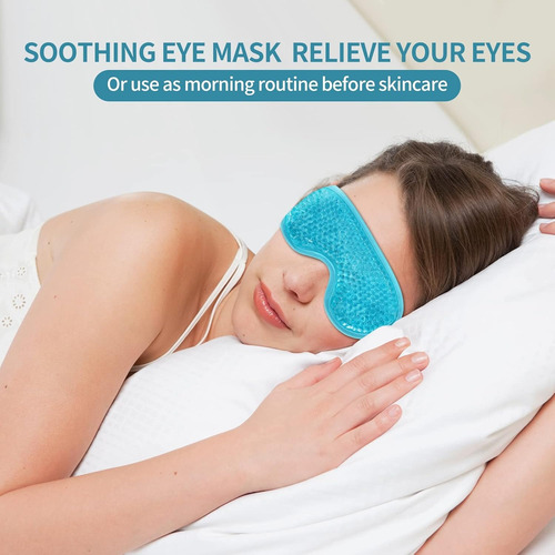 Máscara Para Dormir Hielo/ojeras/mascara Para Los Ojos