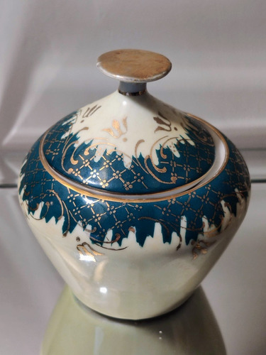 Potiche Porcelana Real Antiga Peça De Coleção Vtg