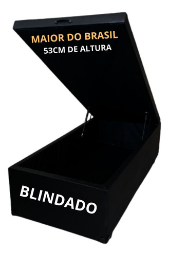 Cama Box Baú Solteiro 0,88/0,78 X 1,88