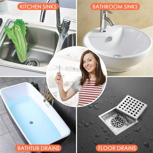 Imagem 4 de 10 de 36pcs Sani Stick Desentupidor De Pias&ralos