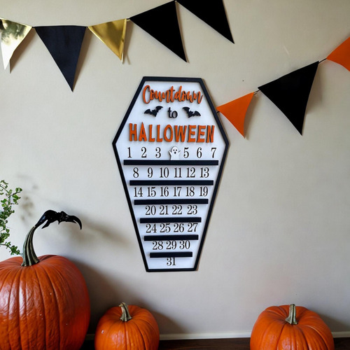 Calendario De Adviento De Halloween, Adornos De Regalo