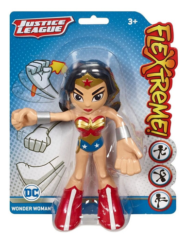 Flextreme Wonder Woman Justice League Dc Mattel Figura