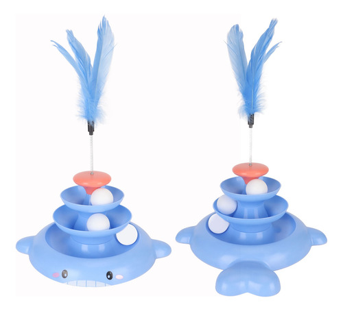 Pista Interactiva Desmontable Para Mascotas Cat Ball Tower T
