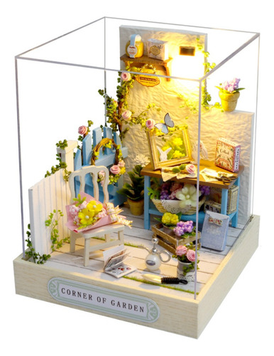 Kit De Casas De Muñecas En Miniatura, Caja De Montaje, Caja