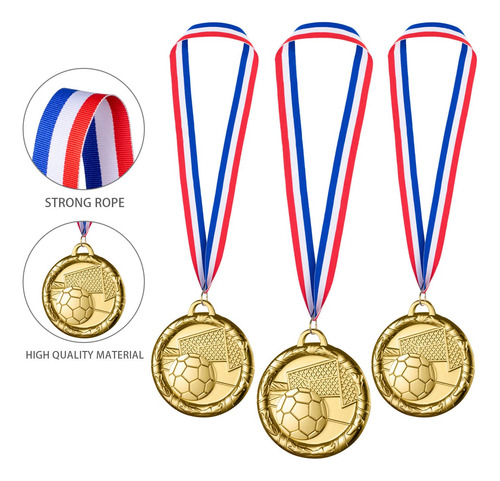 Abaokai - Juego De 12 Medallas De FĂștbol Para Premios Para N