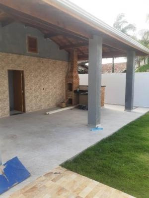 Imagem 5 de 13 de Linda Casa Com Excelente Piscina Pé Na Areia No Jardim Cibra