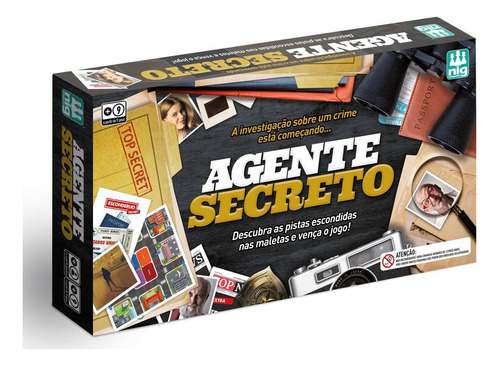 Jogo Agente Secreto - Nig Brinquedos