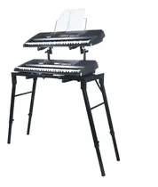 Comprar Stand Tipo Mesa Para 2 Teclados Apextone Ap-3291