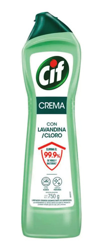 Cif Cremoso Lavandina / Cloro X 750 Ml 