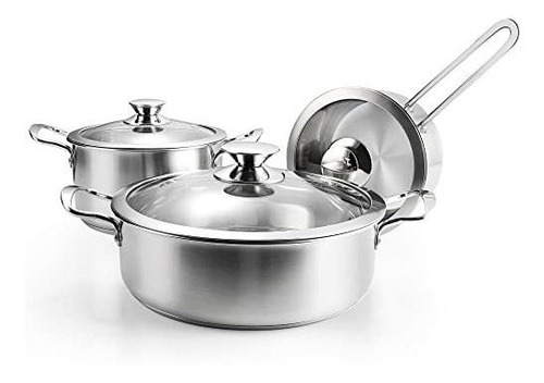 Juego De Utensilios De Cocina De Acero Inoxidable, Juego De