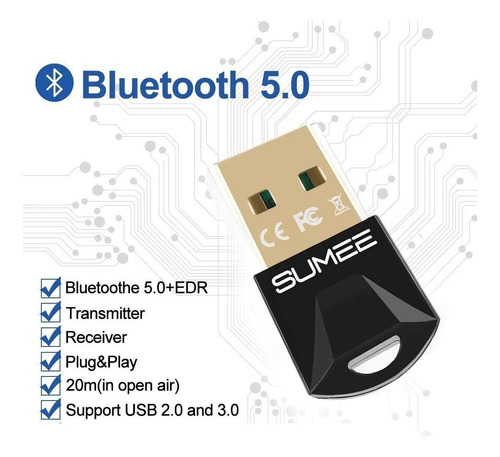 Bluetooth Adapter Dongle 50 Usb, Bluetooth Receiver