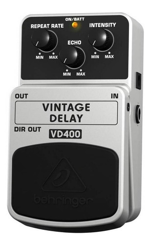 Imagen 2 de 5 de Pedal de efecto Behringer Vintage Delay VD400 gris