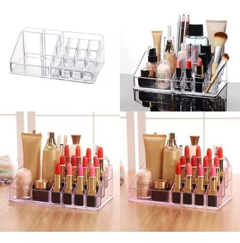 Cosmetiquero Organizador De Maquillaje Acrilico Grande