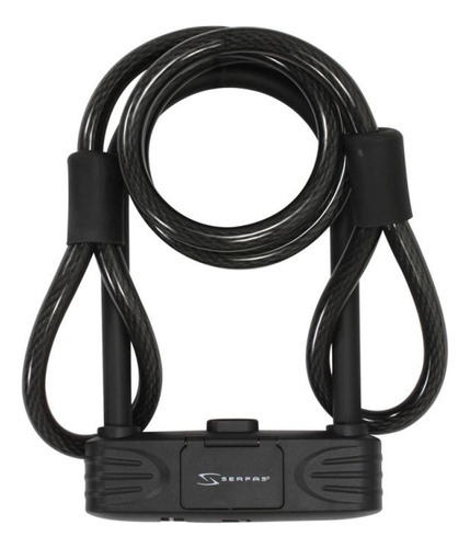 Candado U-lock 165mm C/cable Combinacion Ulc -165c Color Negro