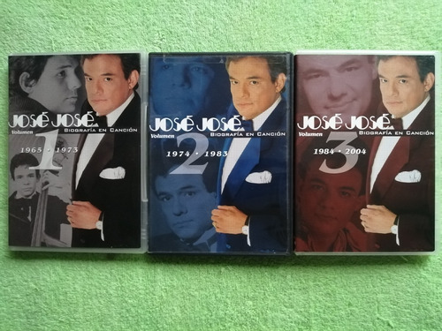 Eam Dvd Triple Jose Jose Biografia En Cancion 1, 2 Y 3 2004 