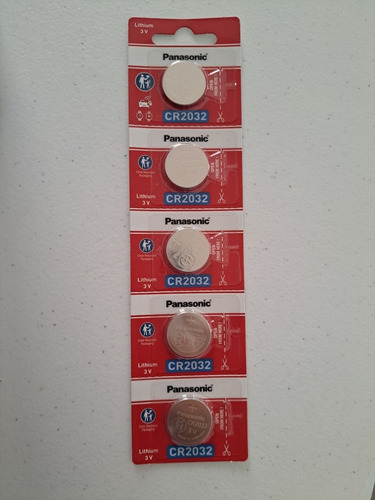 Imagen 2 de 4 de CR2032 Panasonic botón Paquete con 5 Piezas