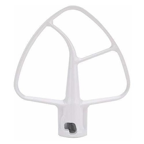 Batidor Plano De Repuesto Compatible Con Kitchenaid Blanco