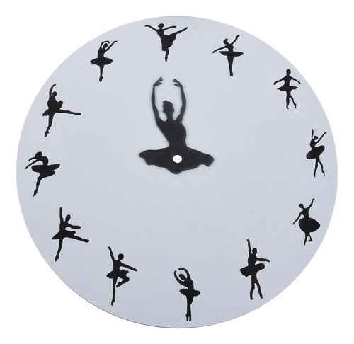 Reloj De Pared Para Ballet, Bailarina, Reloj Decorativo